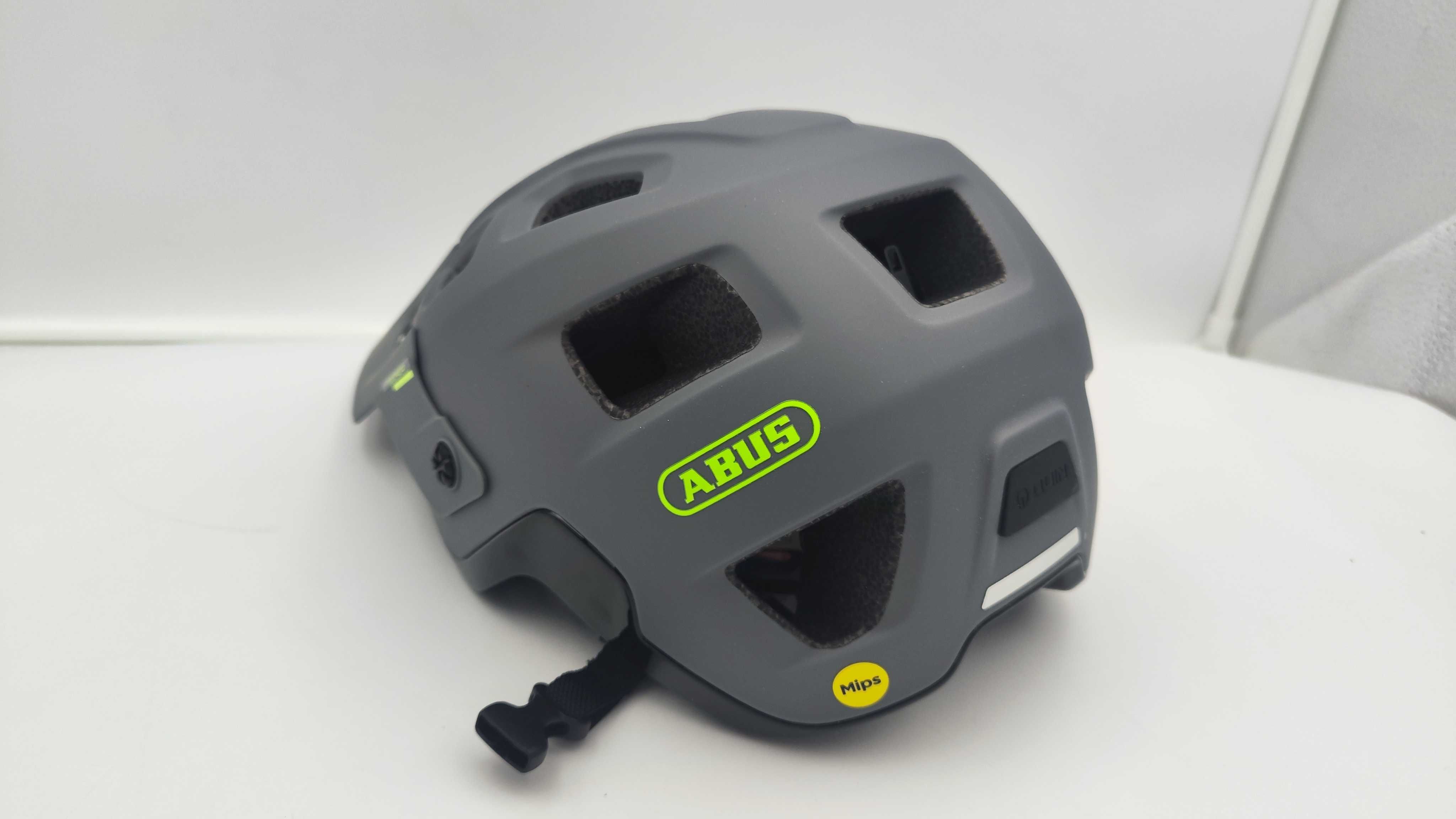 Kask Rowerowy Abus Modrop MIPS MTB kask concrete grey L 57-61cm (AB8)