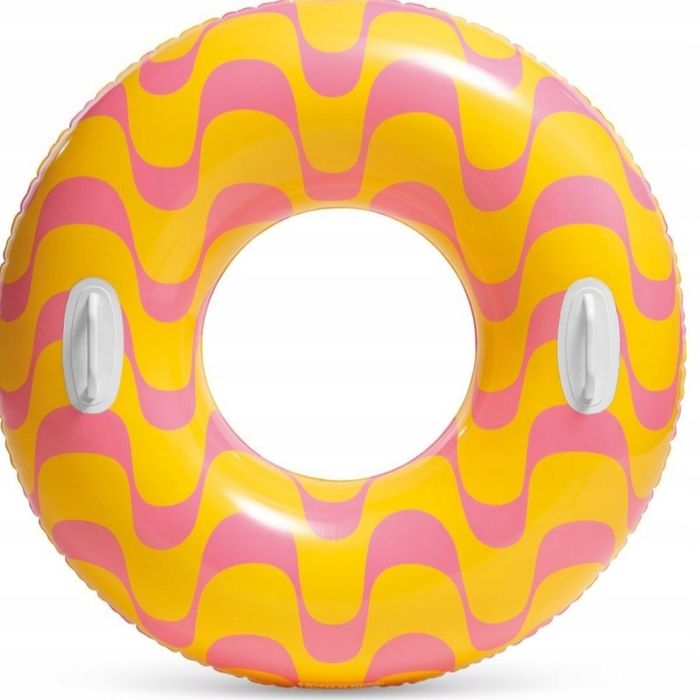 Koło dmuchane do pływania o średnicy 91 cm z uchwytami INTEX 59256