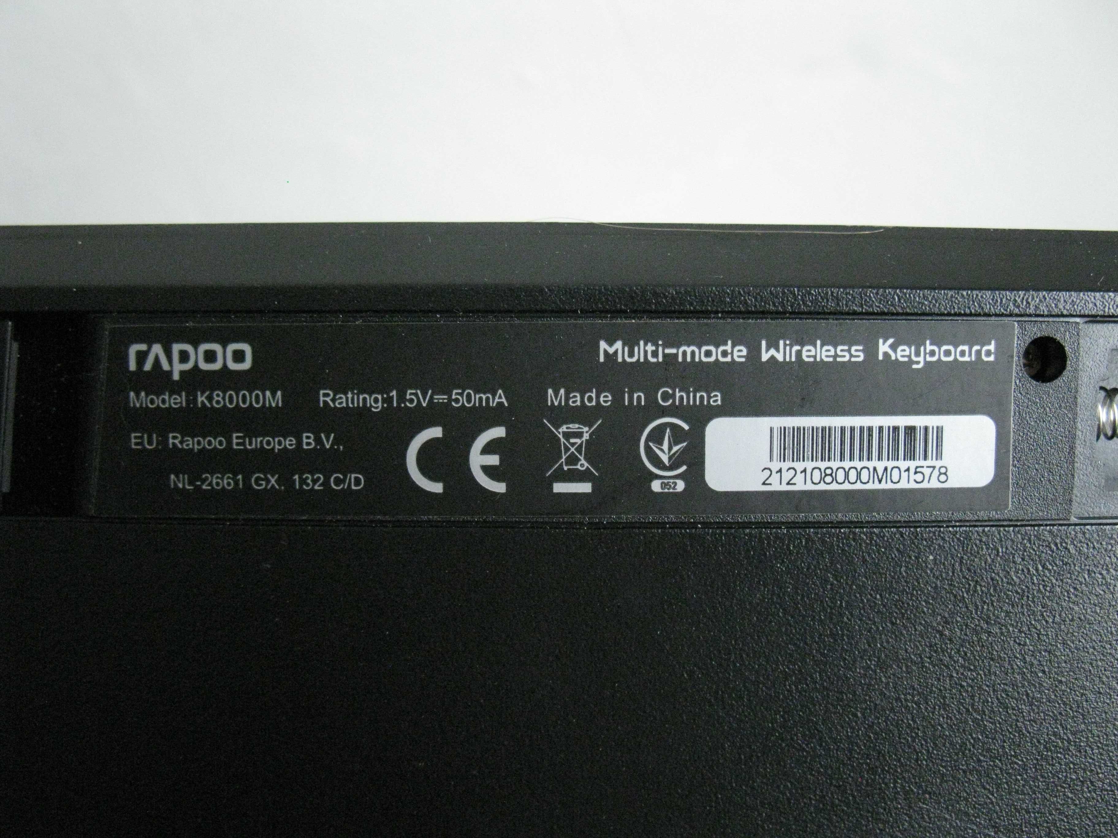 Клавиатура беспроводная Rapoo K8000M Wireless Multi-mode