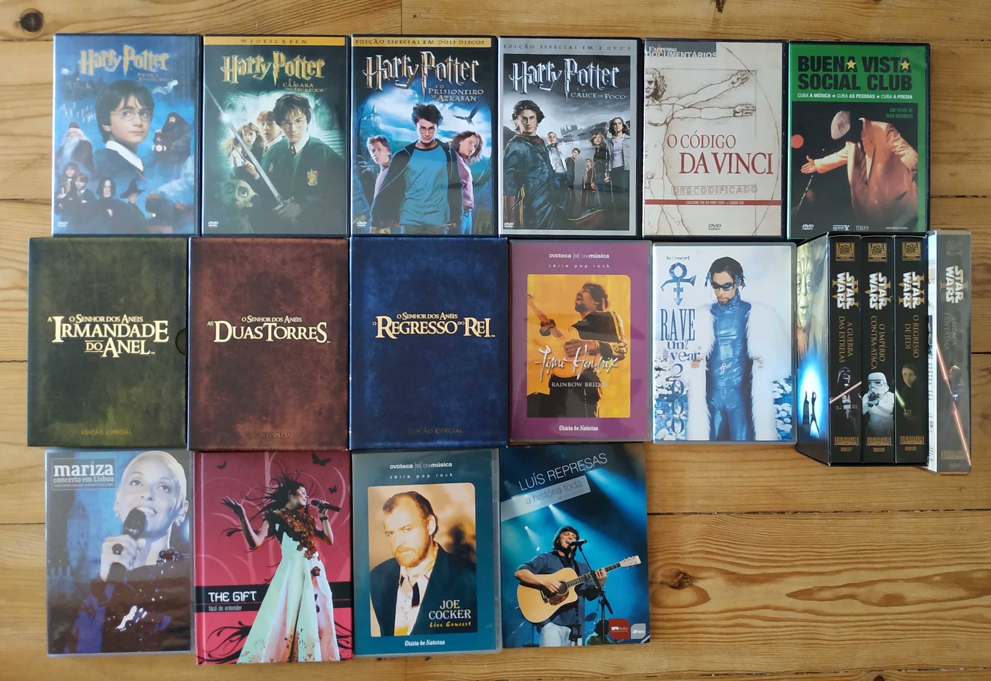 Filmes originais em DVD e VHS