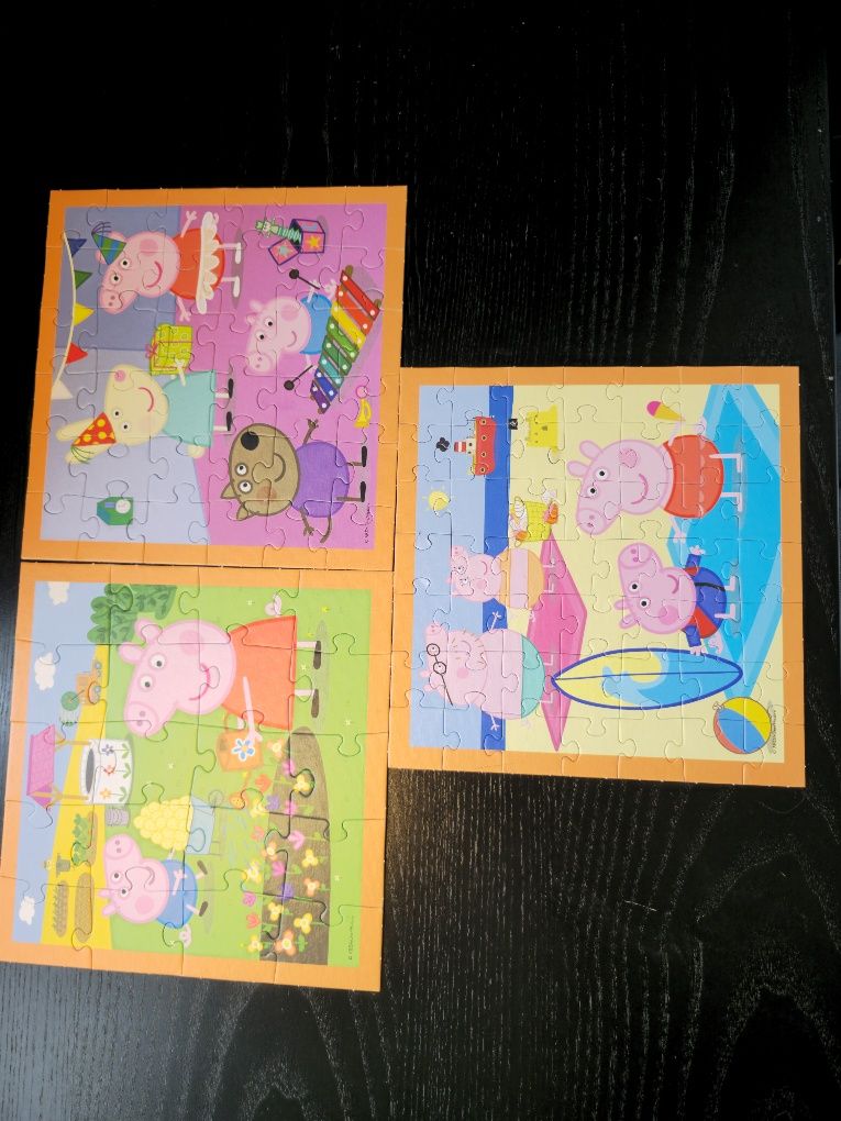 Zestaw Puzzli 3+ postacie z bajek