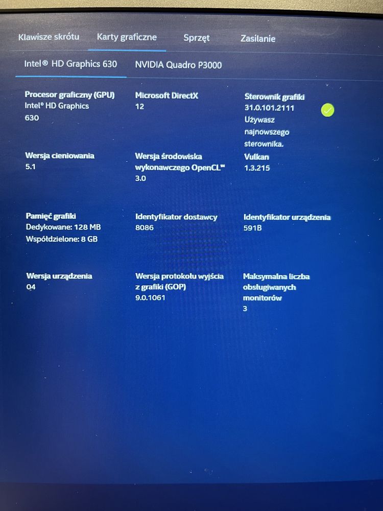 Laptop HP Zbook G4 17 i7 16GB 256GB 2,8 GHz