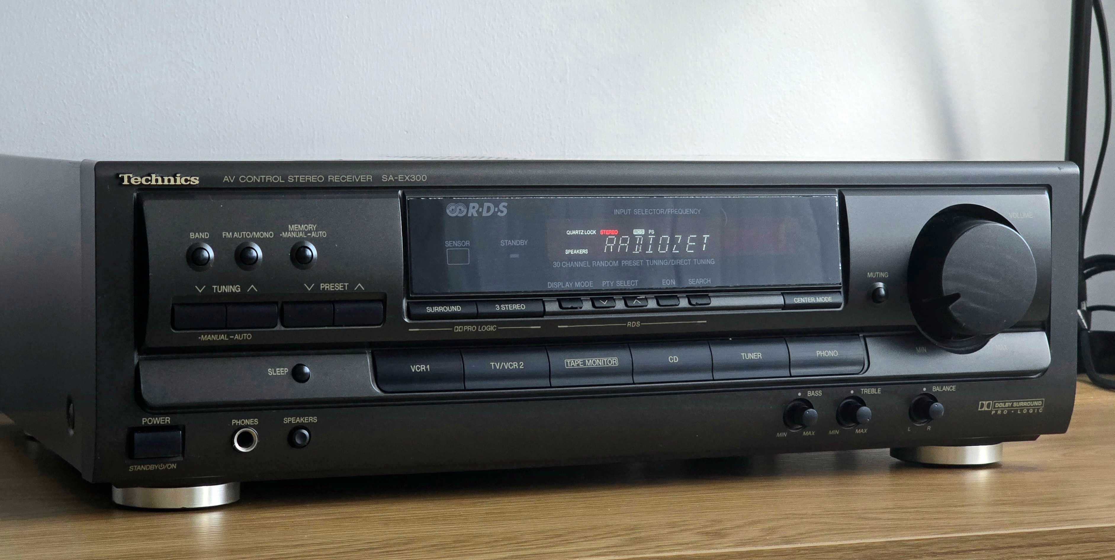 Technics SA-EX300 Amplituner z RDS 5.1 lub Stereo 2.1