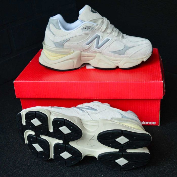 ХУТРО! Зимові кросівки New Balance 9060 Beige Grey Fur 37 38 39 40 41