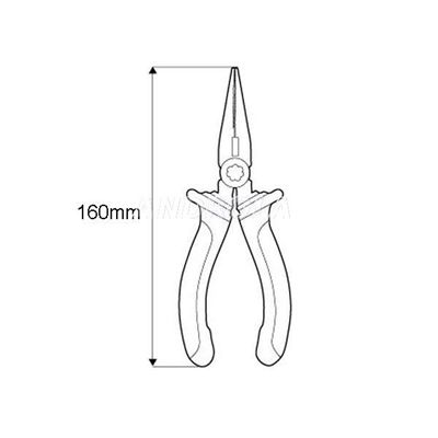 Szczypce Wydłużone Proste 160Mm Neo 01-013