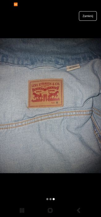 Kurtka jeansowa levis Strauss