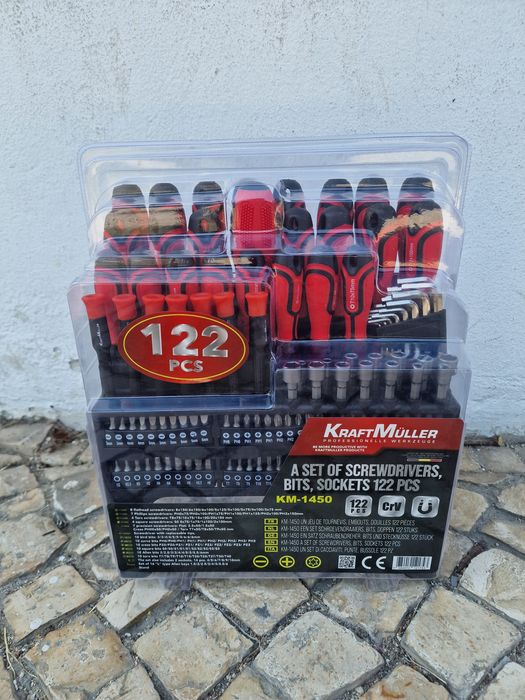 Conjunto de 122 peças nova