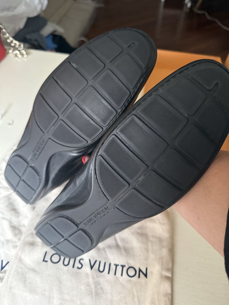 Louis Vuitton 42 разм.Натур. кожа.Мокасины мужские.