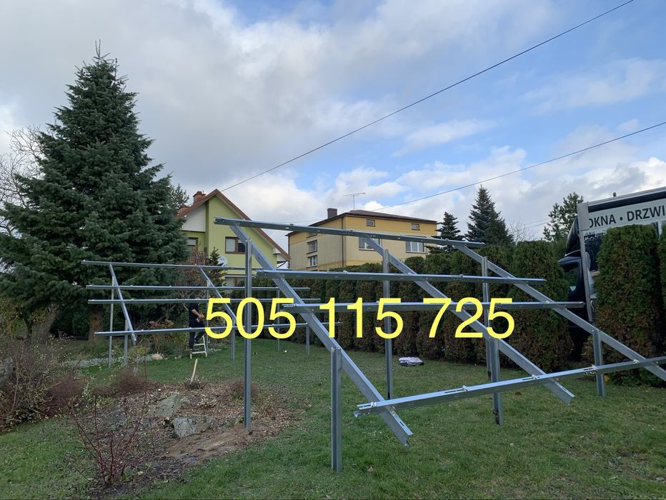 Konstrukcja na gruncie fotowoltaika