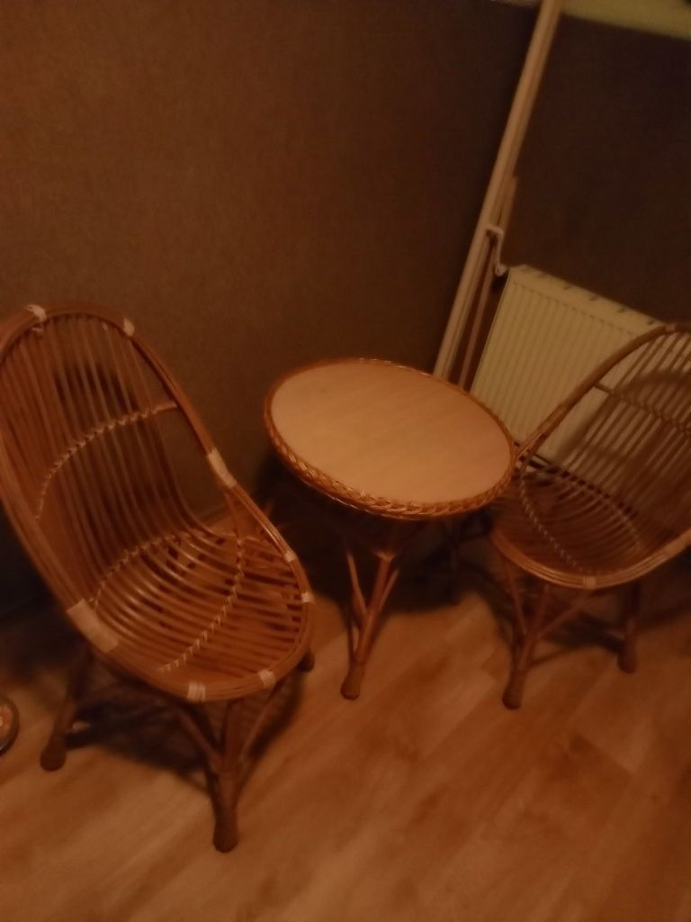 Kpl mebli wiklinowych