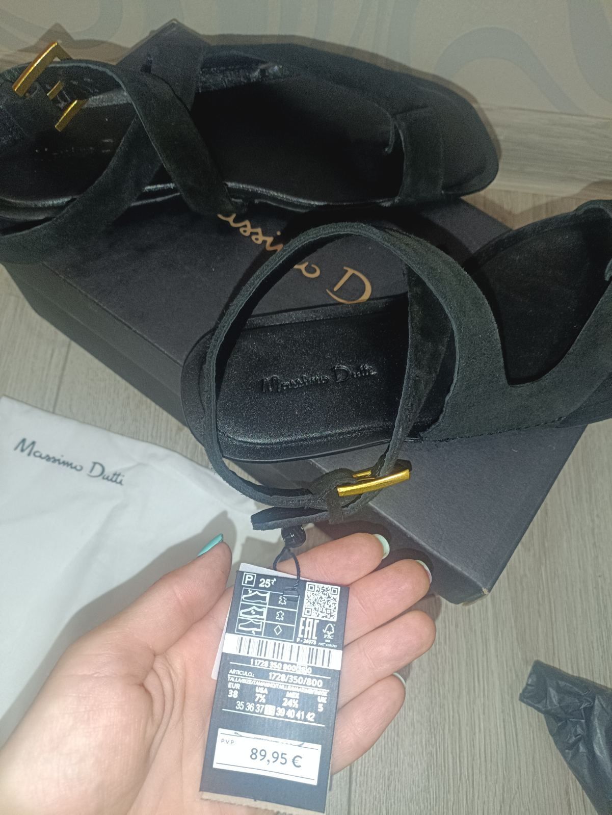 Оригинал босоножки Massimo Dutti