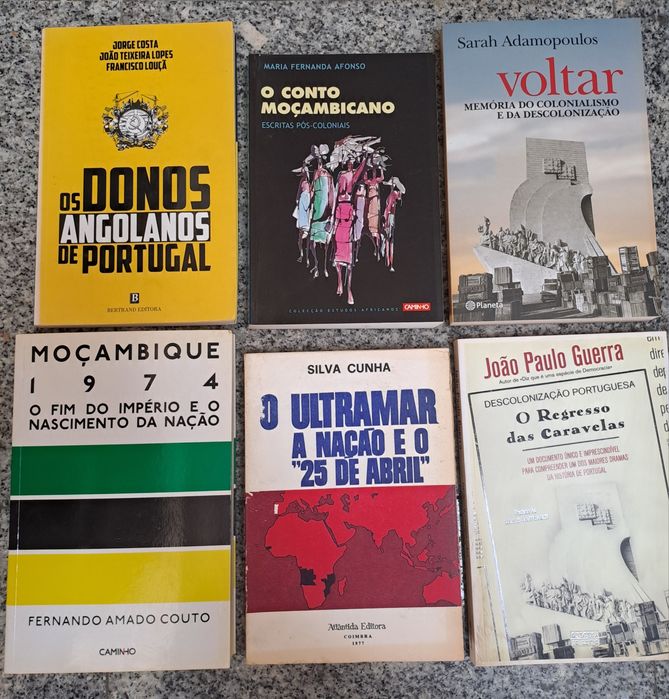 Livros ex-colónias Portuguesas