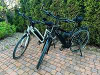 Dwa rowery elektryczne