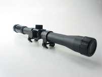 mira telescopica universal - arma pressão ar, airsoft, paintball -nova