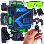 Laser krzyżowy poziomica laserowa 360 zielony samopoziomujący +akcesor