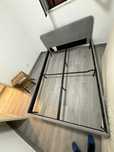 Cama Cinzenta 1,40x2,00