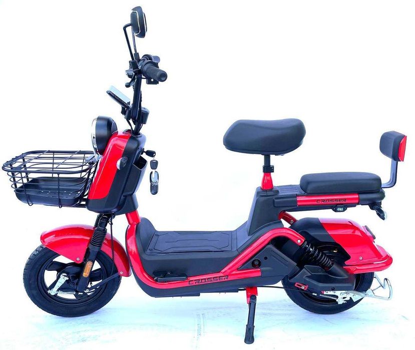 Електричний велосипед Crosser CR2 800W (графенові акб 60V/24Ah)Красный