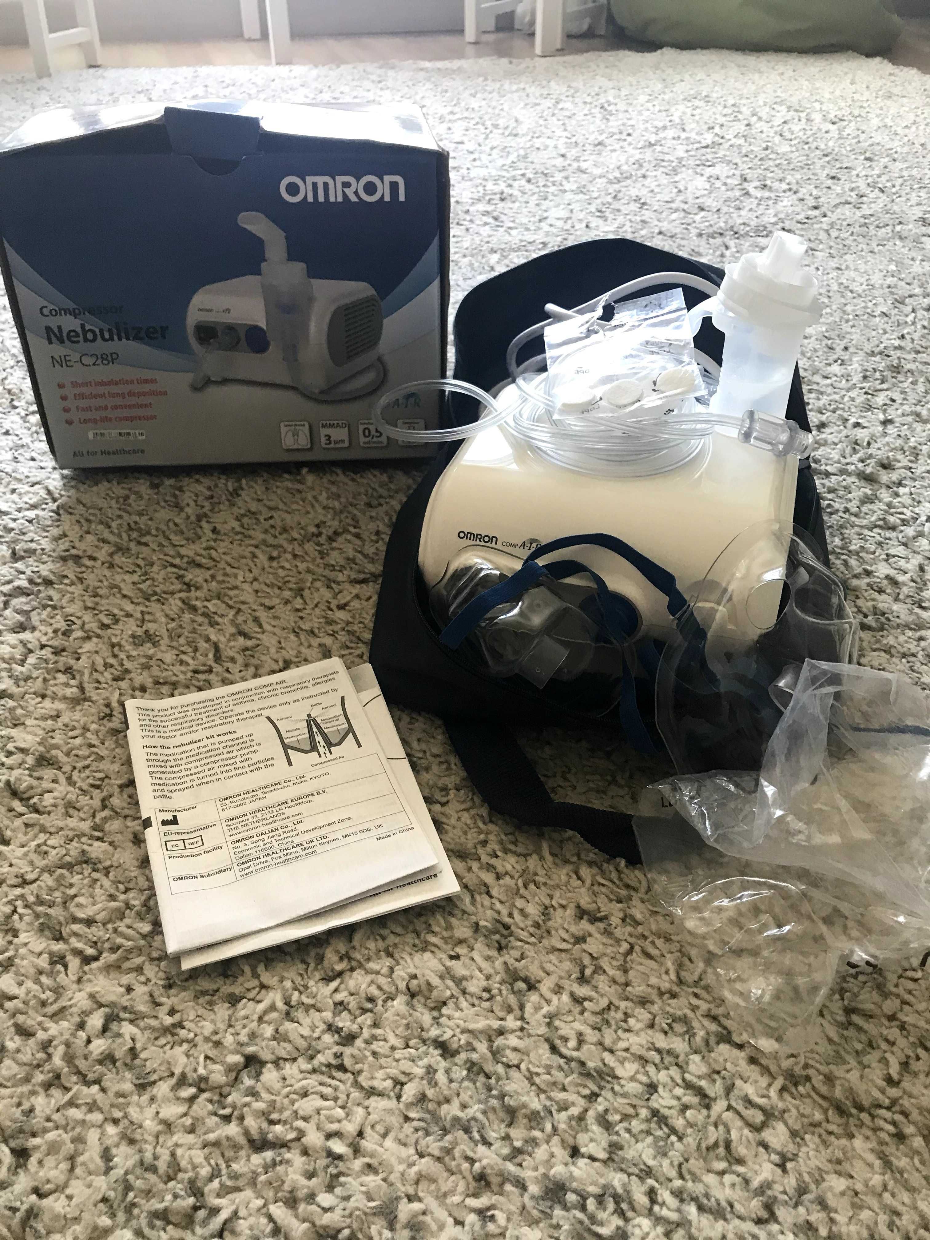 Omron Nebulizador Compressor CompAir C28P Inalador Portátil