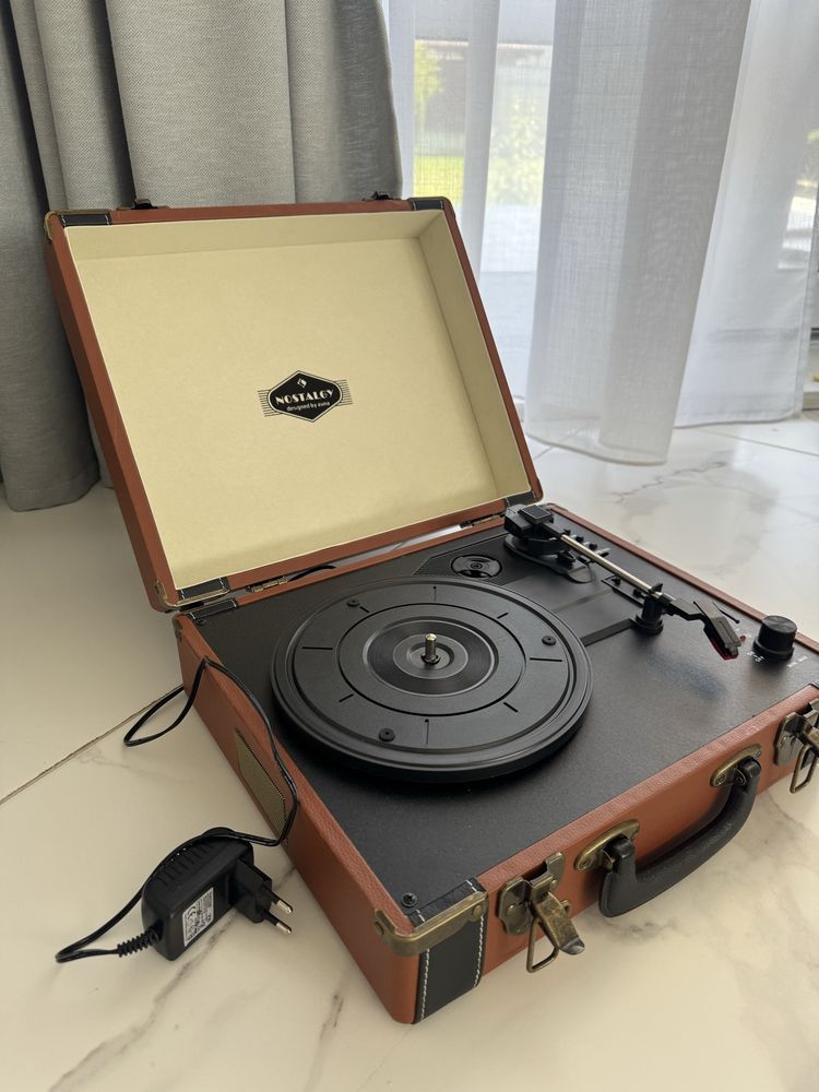 Вініловий програвач Auna Peggy Sue Retro Коричневий