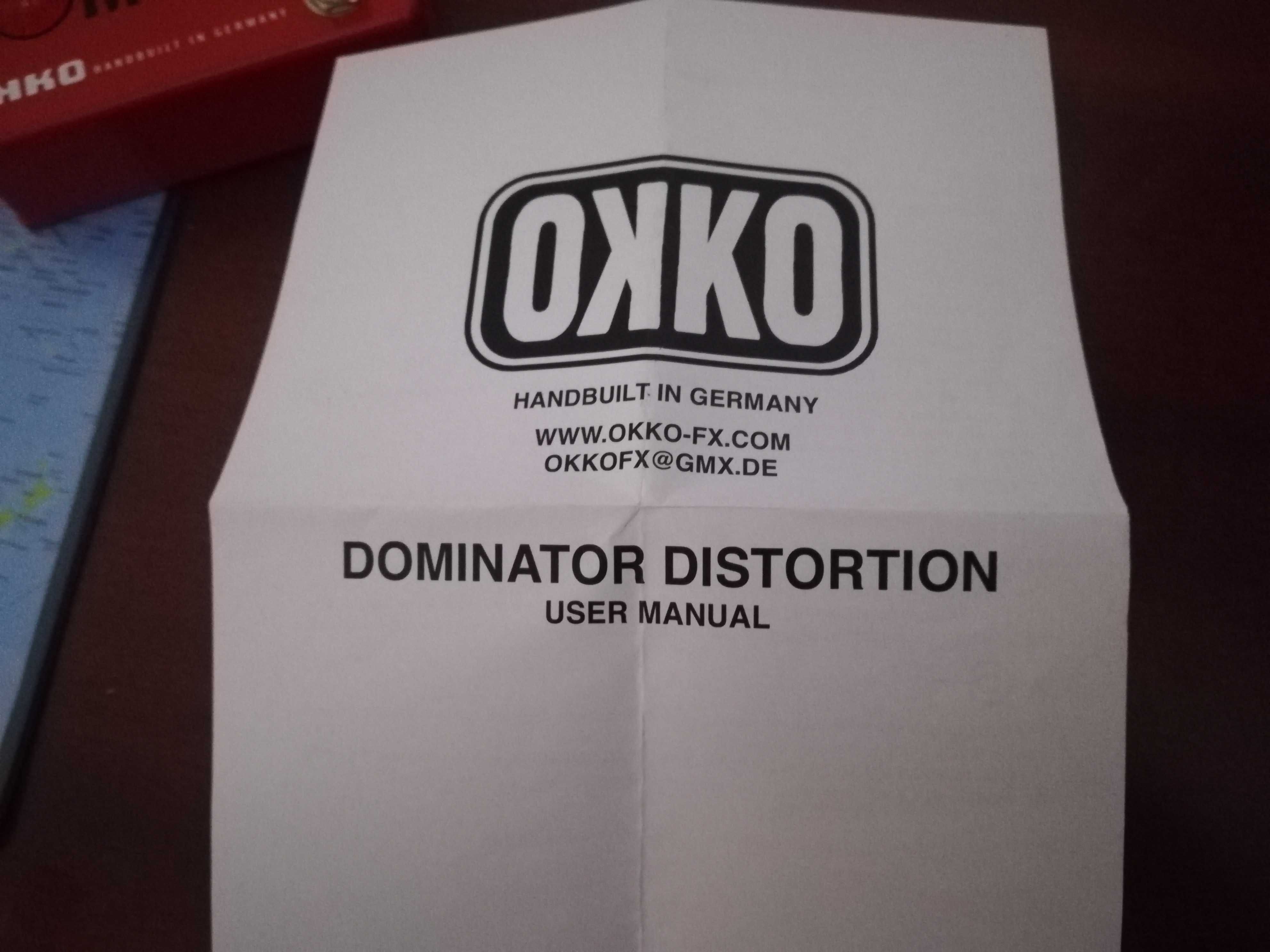 Pedal Okko Dominator - Overdrive e Distorção