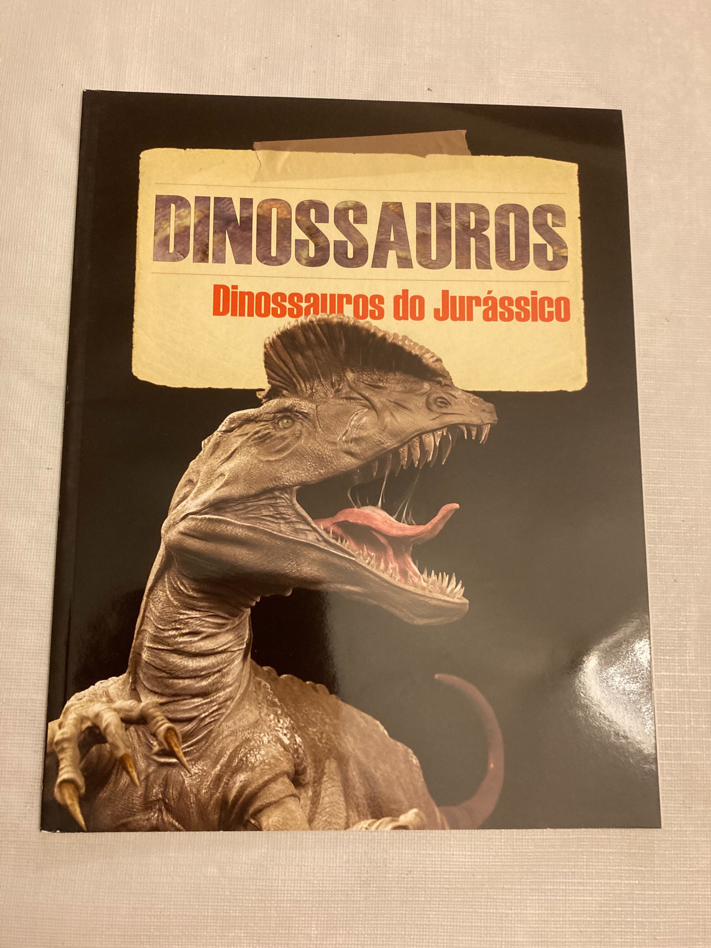 Conjunto 6 livros e caderneta Dinossauros
