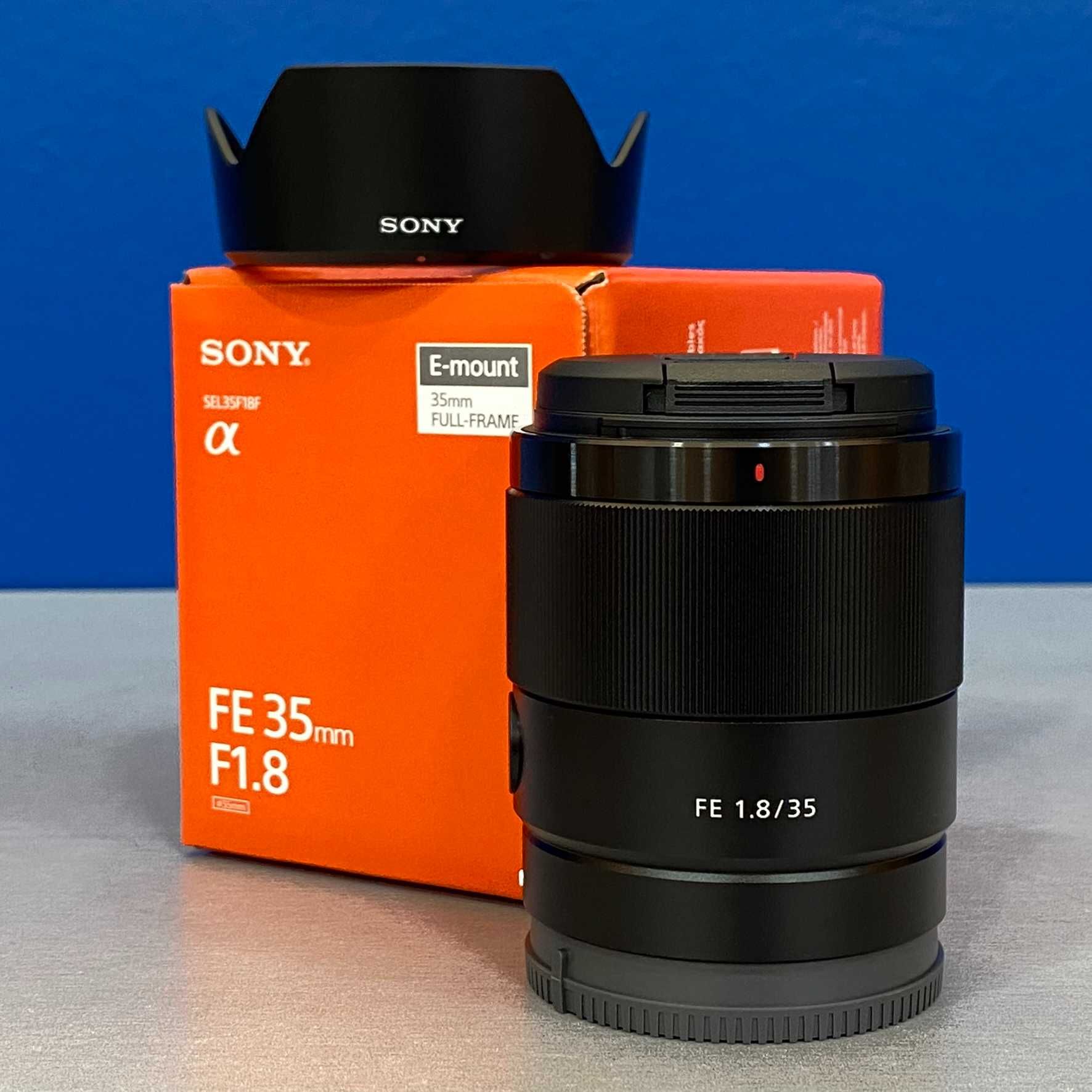 Sony FE 35mm f/1.8 (NOVA - 3 ANOS DE GARANTIA)