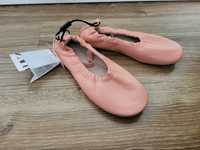 Buty skórzane baletki ZARA roz 30