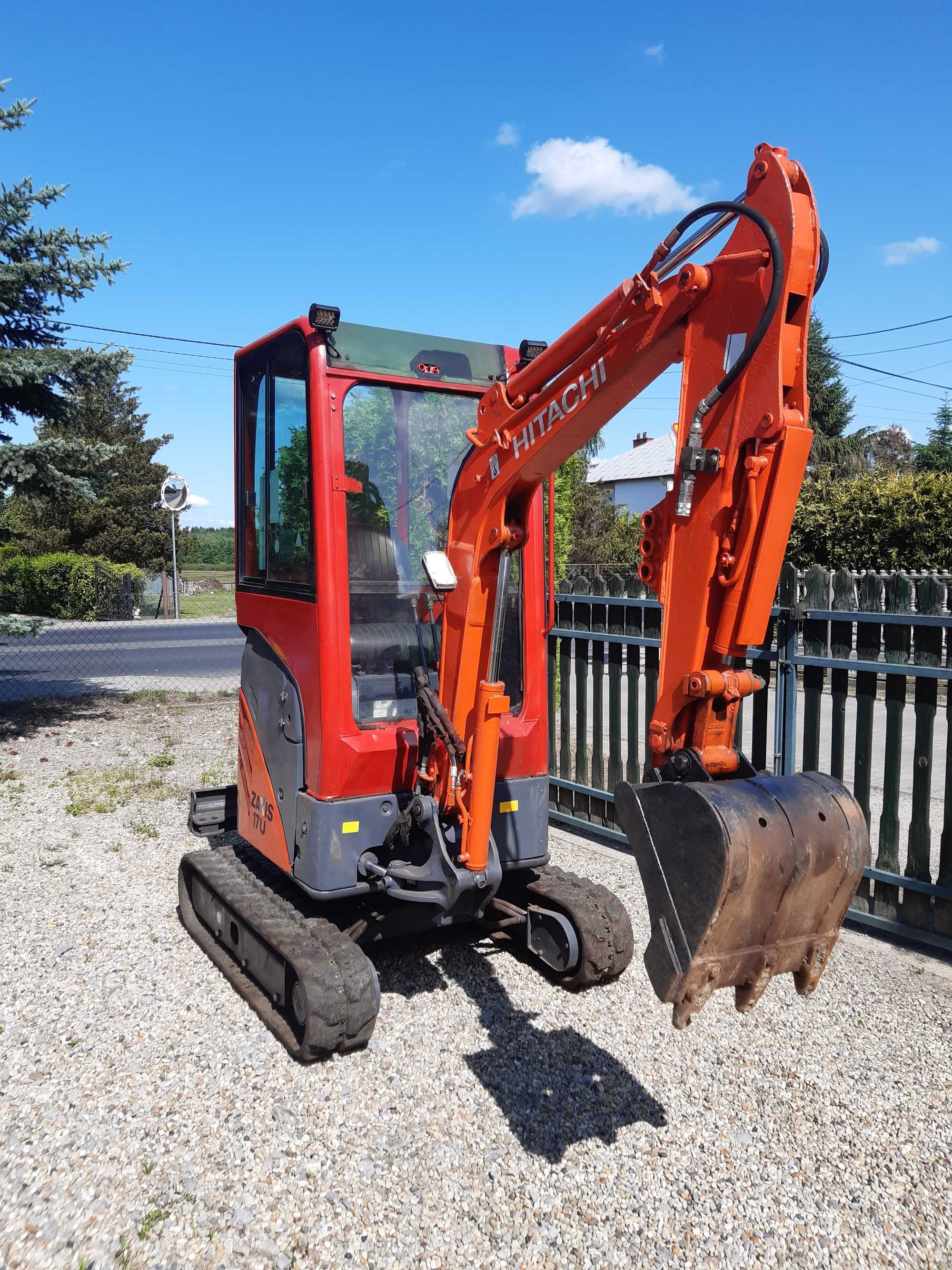 minikoparka Hitachi zx 17u  jak jcb kubota cat yanmar