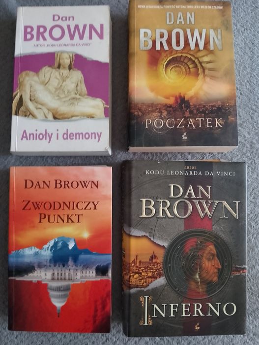 Anioły i demony, Początek, Zwodniczy punkt, Inferno.Dan Brown