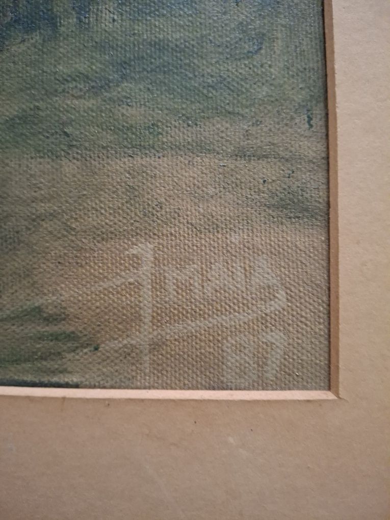 Quadro a oleo lebre assinado  f maia? Pintura