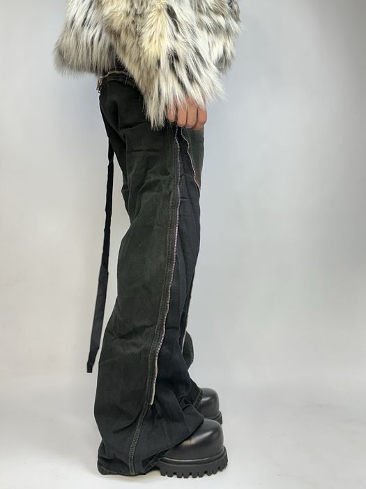 Rick Owens BANANA boot cut faded opium archive джинси сині джинсы клеш