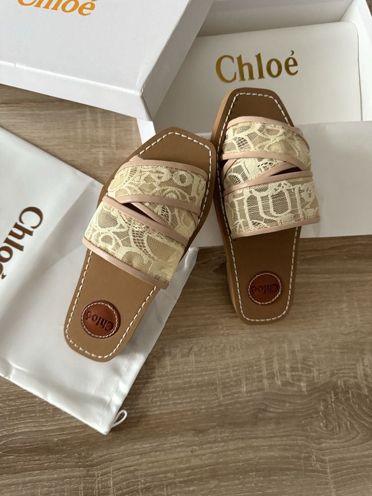 Klapki Chloe Sandały Chloé lato