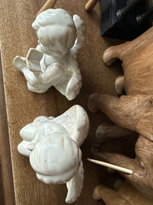 Home&you ceramiczne aniołki anioł aniołek z ceramiki szkla