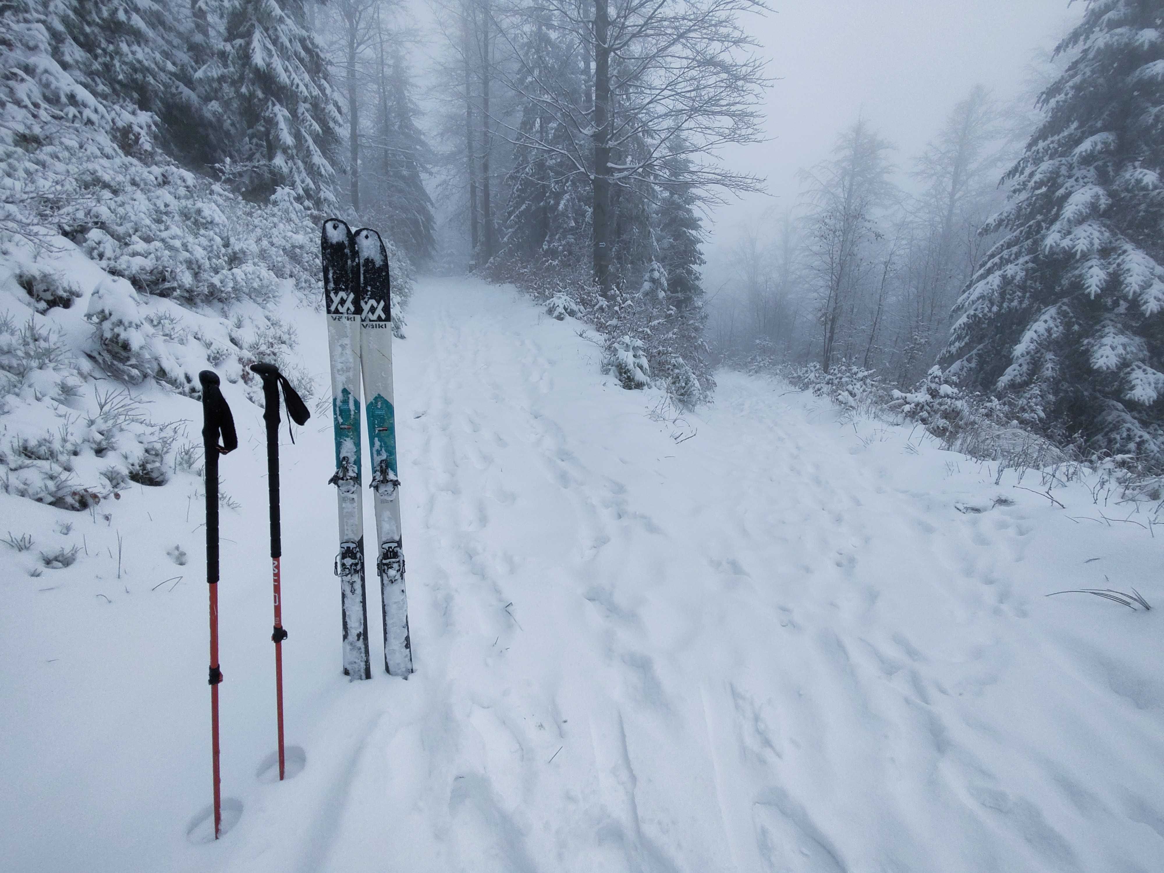 Narty Volkl VTA + foki 170cm lekkie skiturowe komplet Marker Alpinist