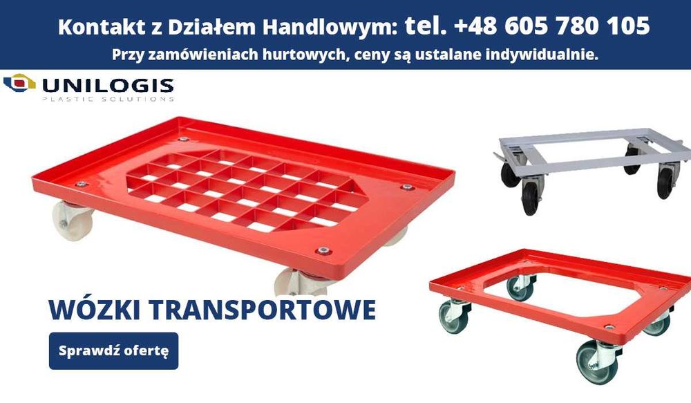 Wózki transportowe EURO-Prosto OD PRODUCENTA