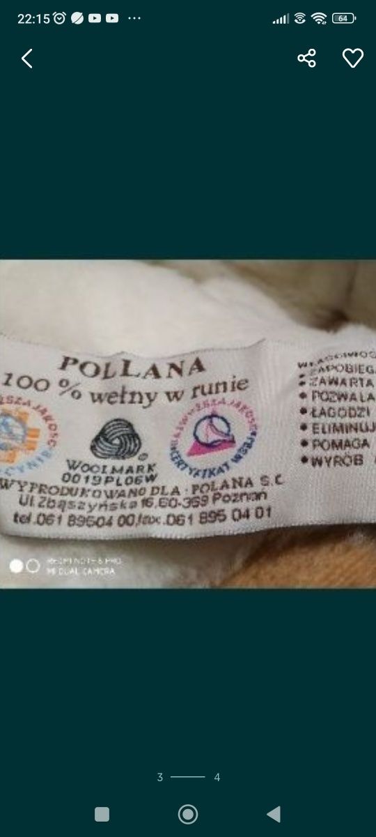 Pościel wełniana
