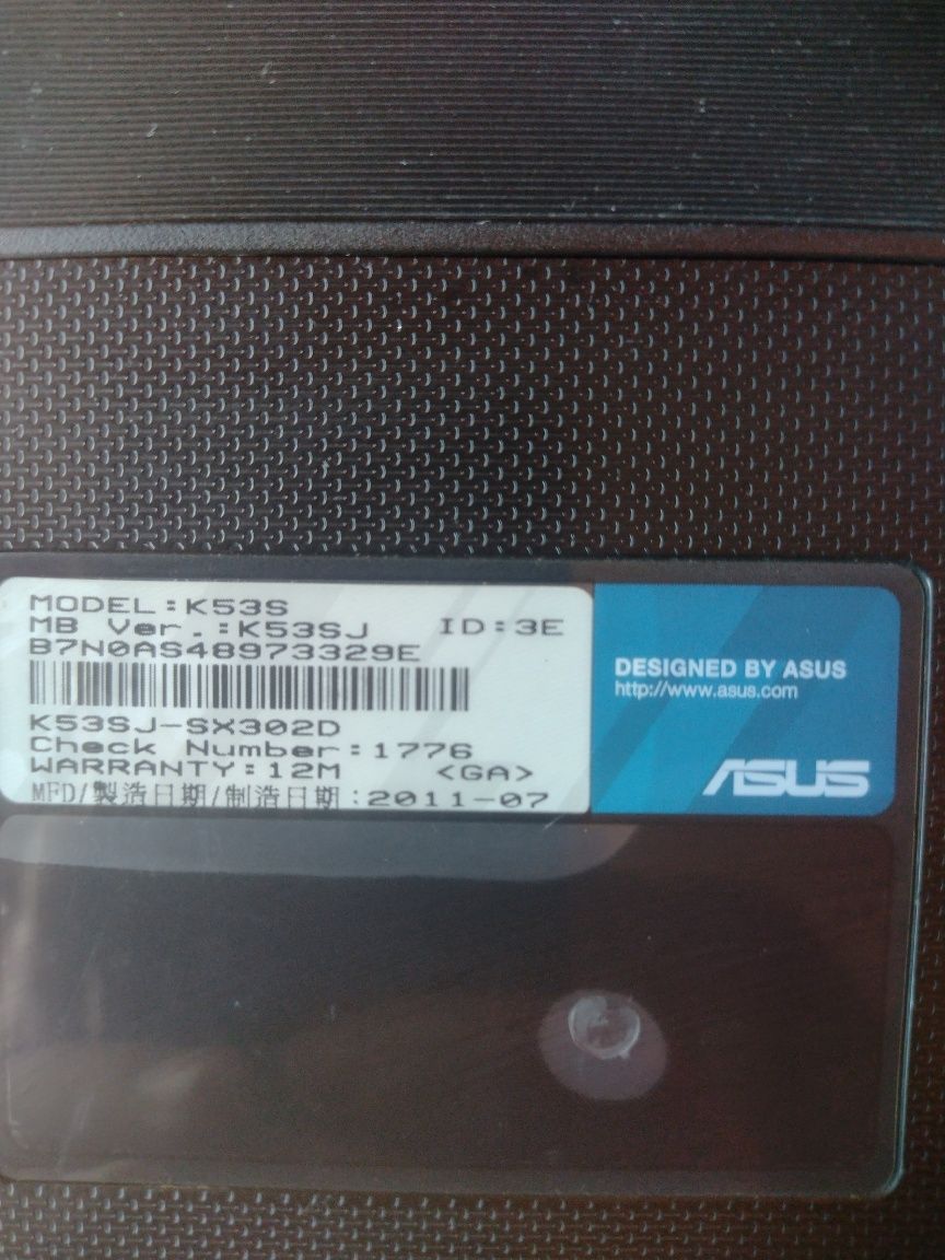 Ноутбуки ASUS K53S