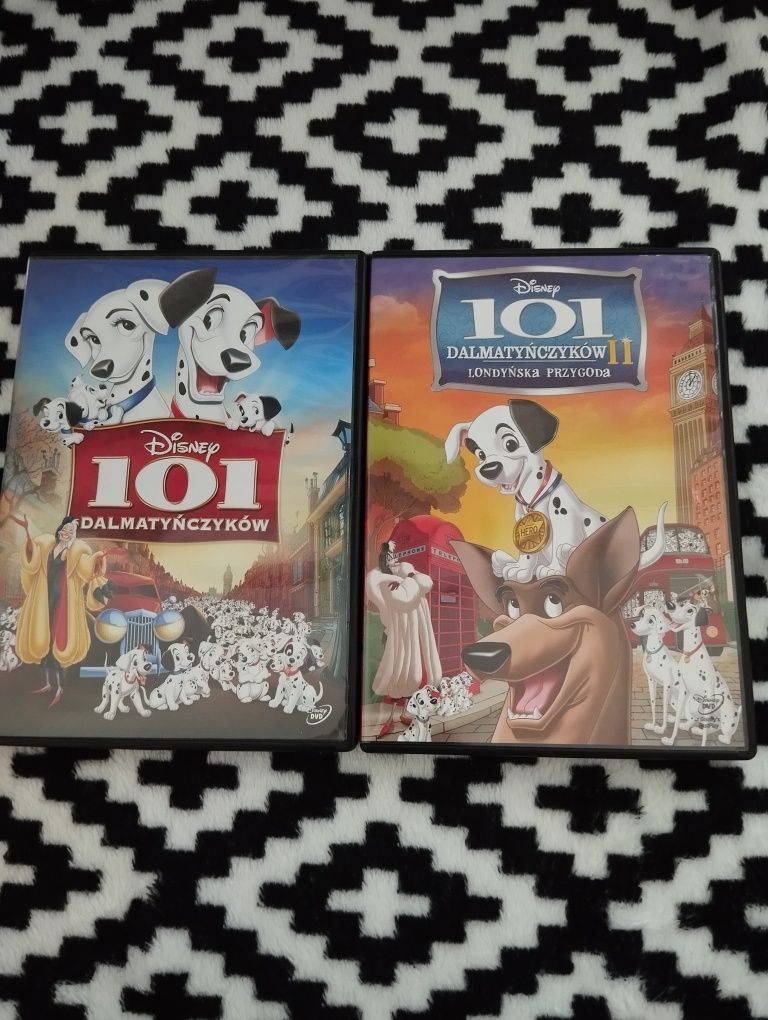 Potwory i spółka dwie części na dvd plus 101 dalmatyńczyków