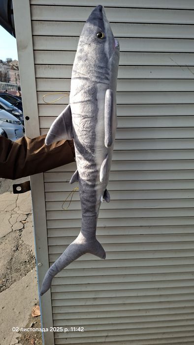 Акула мягкая игрушка 100 см shark 1 метр