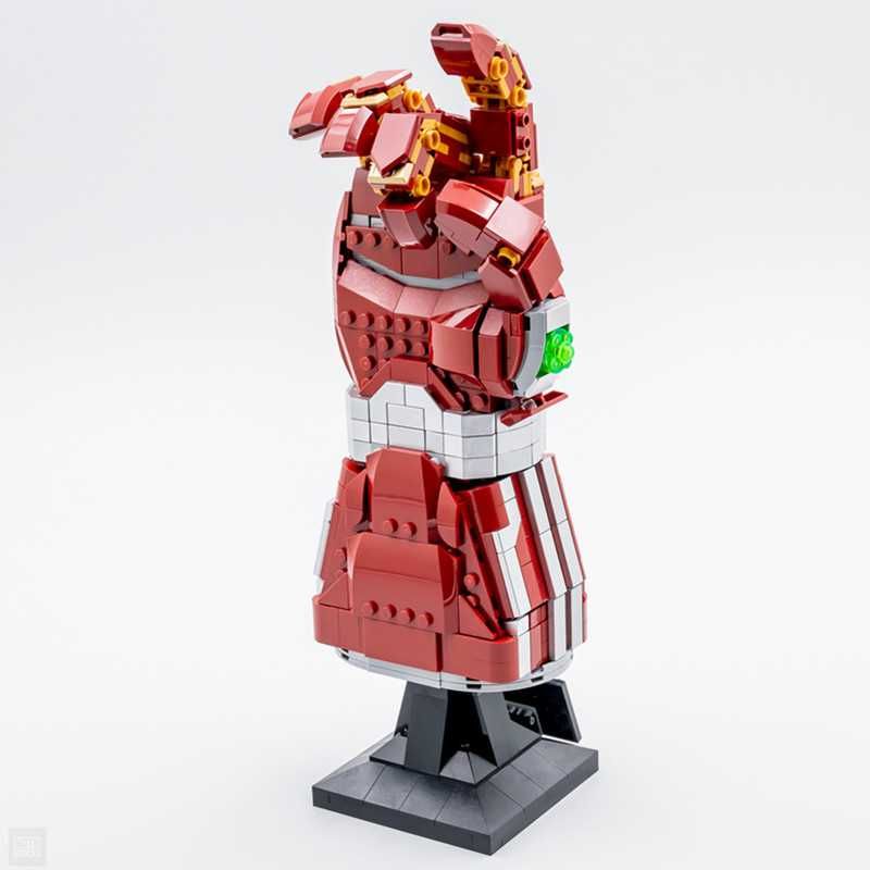 Klocki konstrukcyjne Rękawica Nieskończoności Iron Man Marvel Avengers