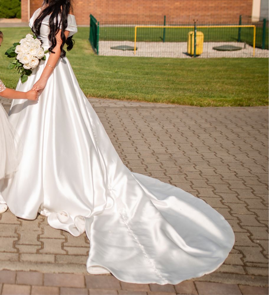 Suknia ślubna Tanya Grig, kolor ivory, 38 rr