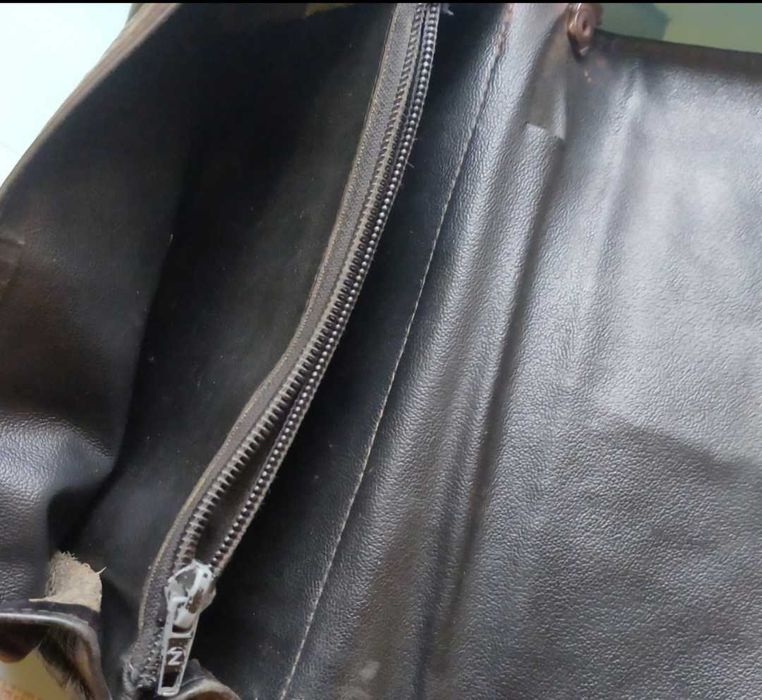 Барсетка кожаная мужская