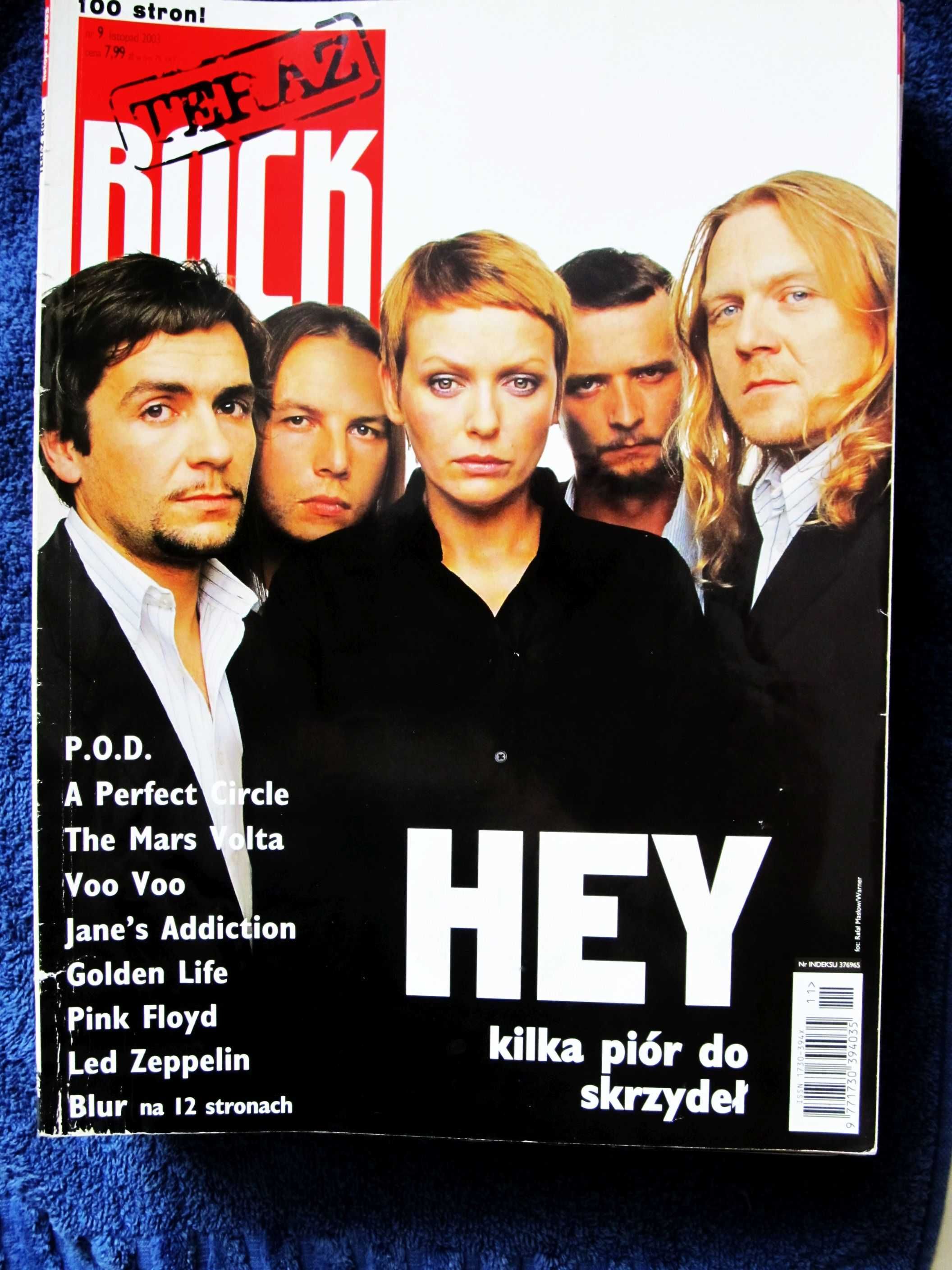 Teraz Rock 9/2003 Hey,Nosowska,The Mars Volta,Pink Floyd,Led Zeppelin