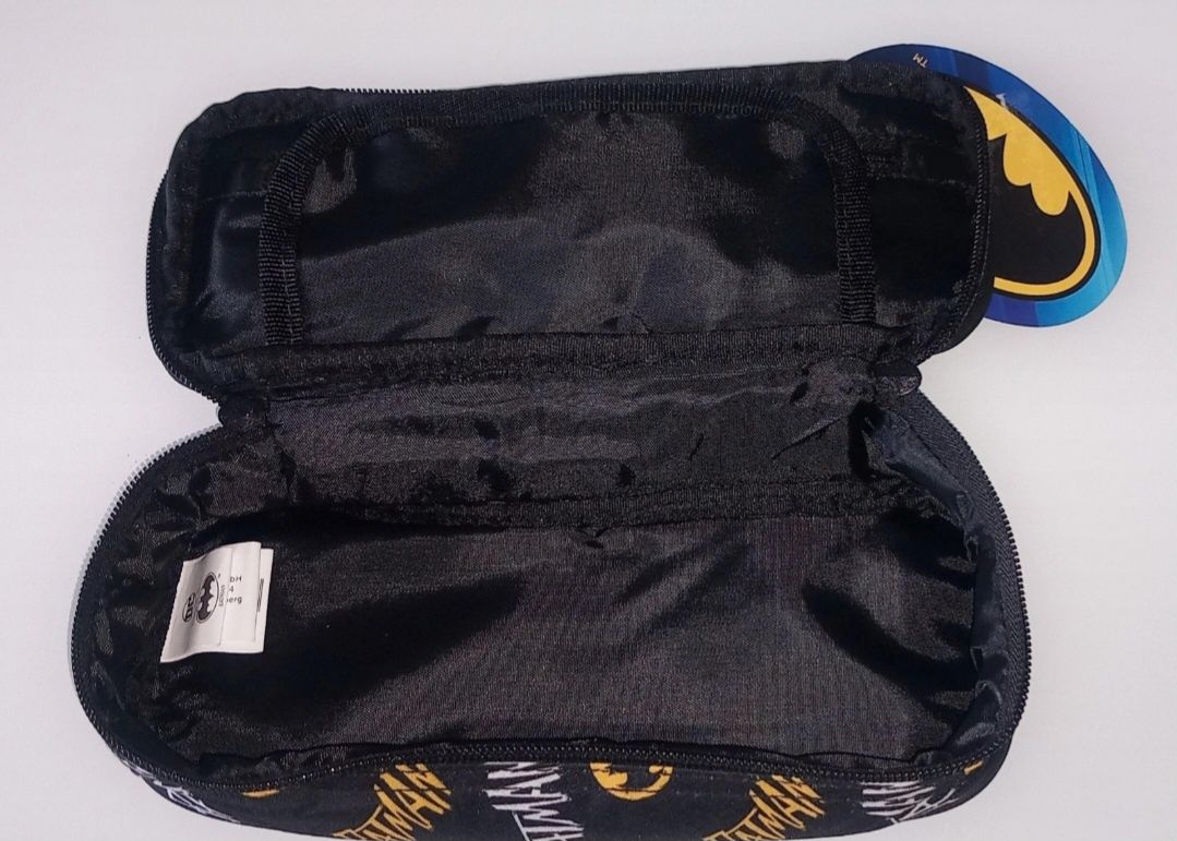 CONJUNTO ESCOLAR BATMAN (mochila+estojo+lancheira)