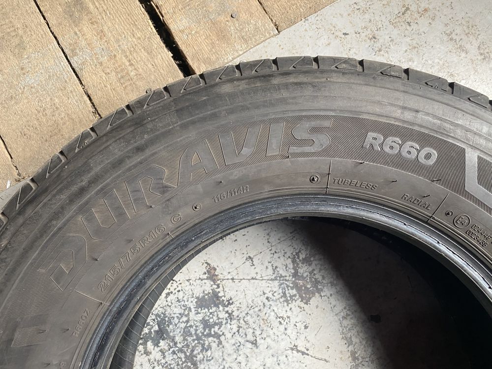 Літня резина шини 6шт 215/75R16C Bridgestone