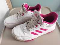 Buty dla dziewczynki adidas biało różowe rozmiar 35 i 1/2