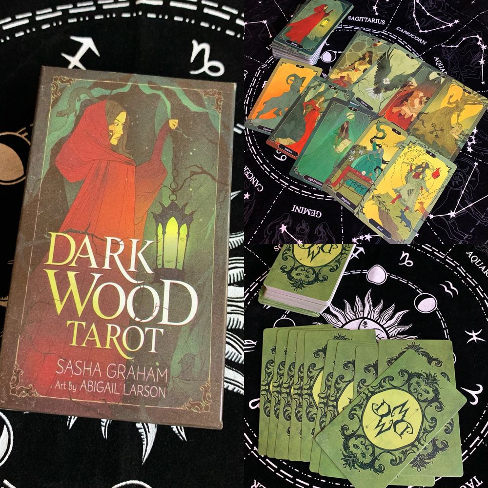 Гадальні карти Таро White numen Cat tarot Dark wood tarot