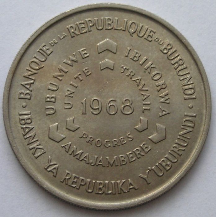 Burundi 10 franków 1968 - FAO - stan menniczy