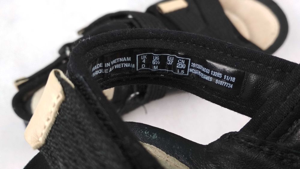 CLARKS Clarks Tri Walk Klapki Sandały Sandałki Skórzane Roz. 37