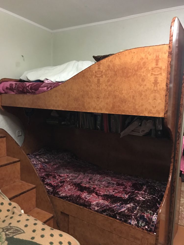 Двоярусне ліжко зі сходами / двухъярусная кровать  со ступеньками